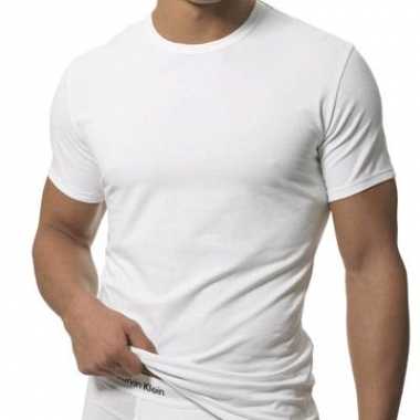 2-pak witte shirts voor heren