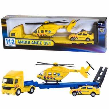 Ambulance speelgoed set