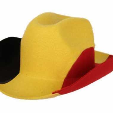 Belgische cowboy hoeden voor volwassenen
