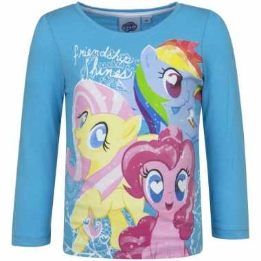 Blauw my little pony shirt voor kinderen