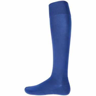 Blauwe hoge sokken 1 paar