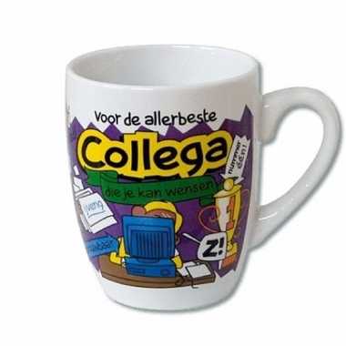 Cartoon mok 'collega'