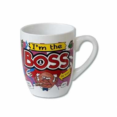 Cartoon mok i'm the boss