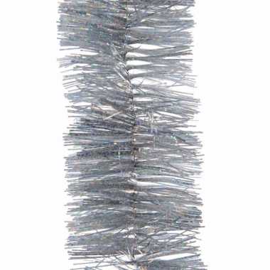 Christmas silver kerstboom decoratie glitter slinger zilver 270 cm