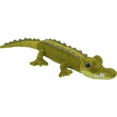 Groene krokodillen knuffels 60 cm knuffeldieren
