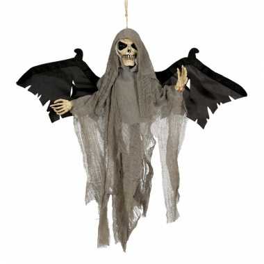 Grote hangende skelet pop met licht 45 cm