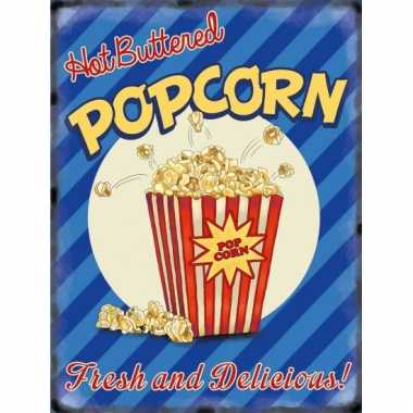 Grote muurplaat popcorn 30x40cm