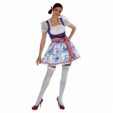Hollands delfts blauw dames jurkje
