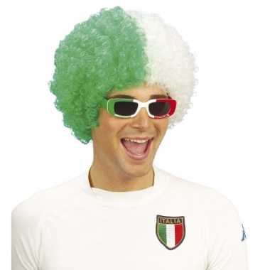 Italiaanse supporters pruik