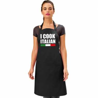 Italie keukenschort i cook italian