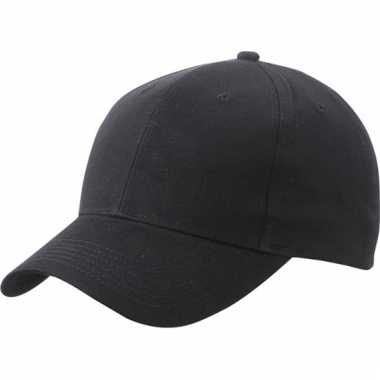 Katoenen baseball caps zwart