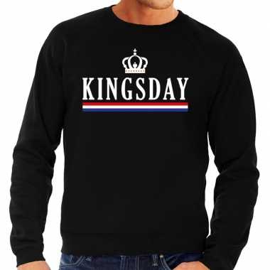 Kingsday sweater zwart heren