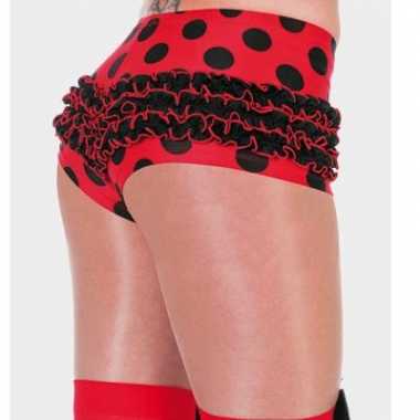 Lieveheersbeest onderbroek met rafels