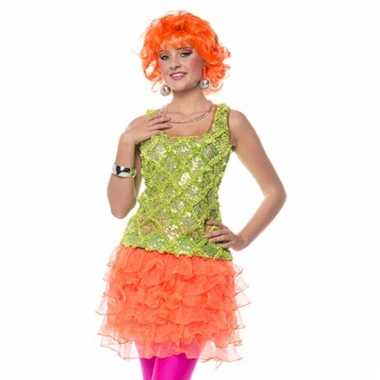 Neon oranje rokje voor dames