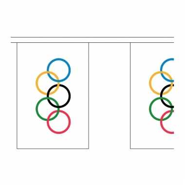 Olympische spelen vlaggenlijn