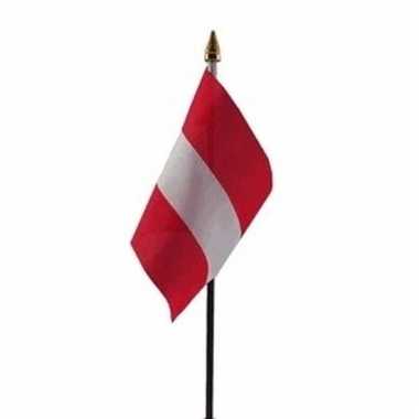 Oostenrijk vlaggetje polyester