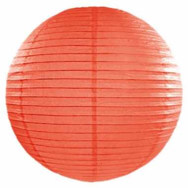 Oranje lampion rond 50 cm