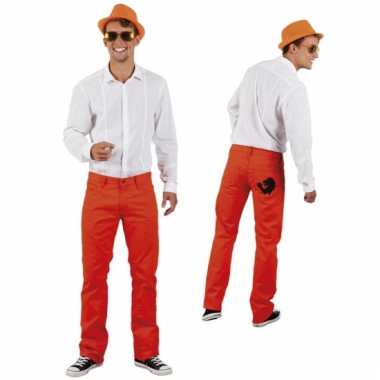 Oranje spijkerbroeken voor heren