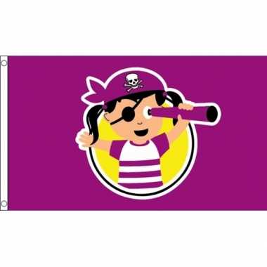 Piraten feest thema vlag 10114149