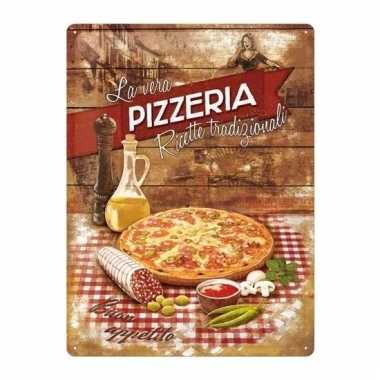 Pizza muurdecoratie