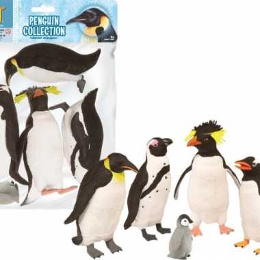 Plastic pinguins voor kinderen 5 stuks