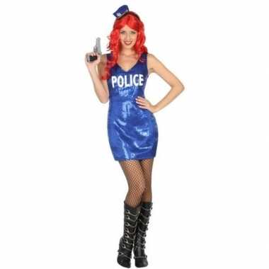 Politie pailletten jurkje voor dames