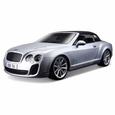 Schaalmodel bentley continental cabrio 1:18 rood
