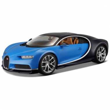 Schaalmodel bugatti chiron 1:43 blauw