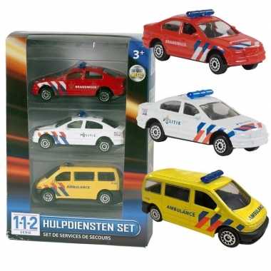 Siku 112 modelauto 3-delige set