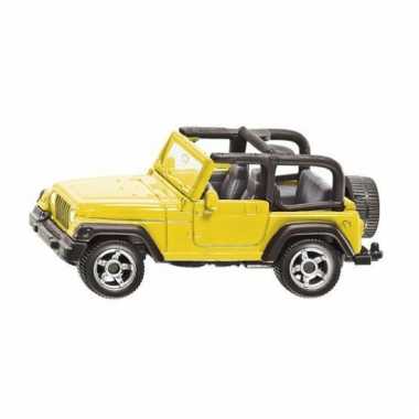 Siku blauwe jeep wrangler modelauto 1342
