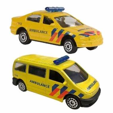 Speelgoed 112 ambulance set 2-delig