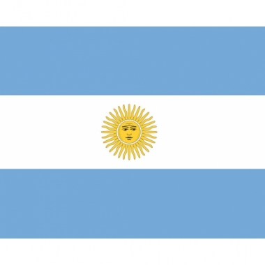 Stickertjes van vlag van argentinie