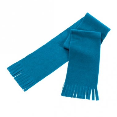 Super voordelige lichtblauwe fleece sjaal voor kids