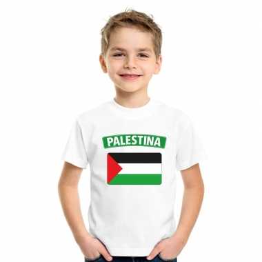 T-shirt palestijnse vlag wit kinderen