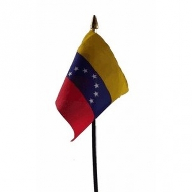 Venezuela vlaggetje polyester