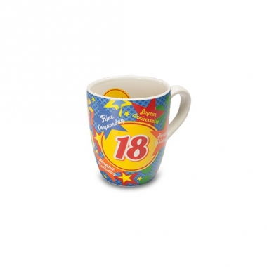 Verjaardags mok 18 jaar