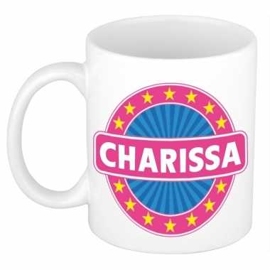 Voornaam charissa koffie/thee mok of beker