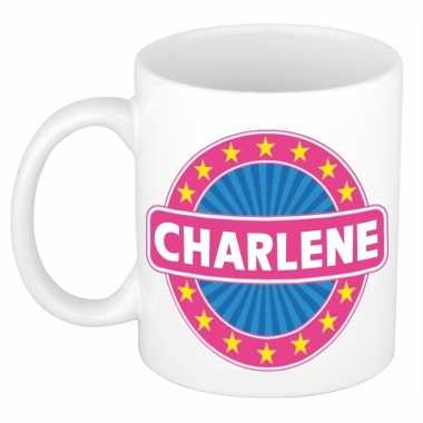 Voornaam charlene koffie/thee mok of beker