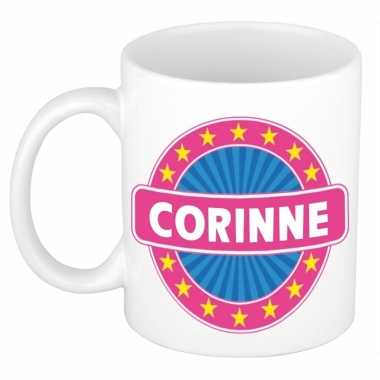 Voornaam corinne koffie/thee mok of beker