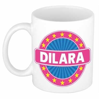 Voornaam dilara koffie/thee mok of beker