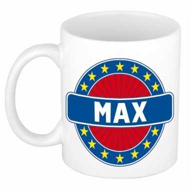 Voornaam max koffie/thee mok of beker