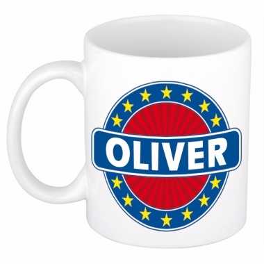 Voornaam oliver koffie/thee mok of beker