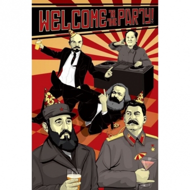 Welcome to the party maxi poster communisme