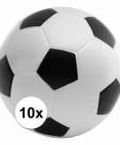10 voetbal stressballetjes