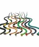 10x plastic dieren slangen 30 cm
