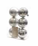 12 delige kerstballen set zilver 10127624