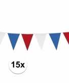 15x vlaggenlijnen holland van 10 meter