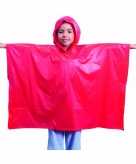 20x rode regenponchos voor kids