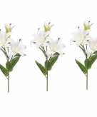 3 stuks nep planten witte lilium candidum witte lelie kunstbloemen 78 cm decoratien