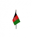 Afghanistan vlaggetje polyester